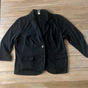 Torrid Black Blazer Classic Suit Jacket